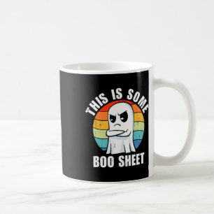 Retro Dies ist ein Boo-Blatt Niedliches Geisterhau Kaffeetasse