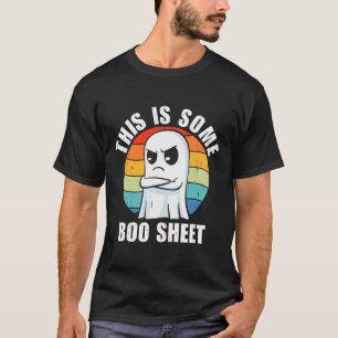 Retro Dies ist ein Boo-Blatt Niedliches Geisterhau T-Shirt