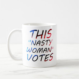 Retro diese Ekligen Frauen Stimmen weiß Kaffeetasse