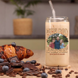 Retro Dieser Vater ist das ZiegenFoto Dosenglas