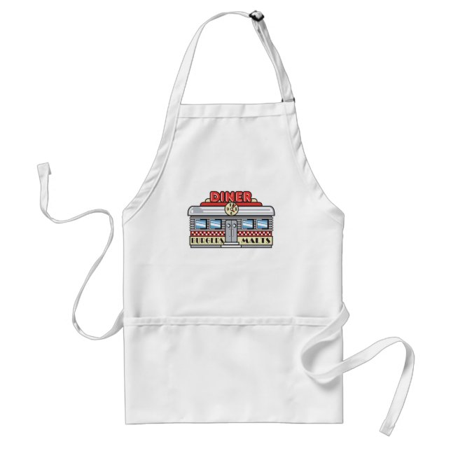 Retro-Diner-Design Schürze (Vorne)