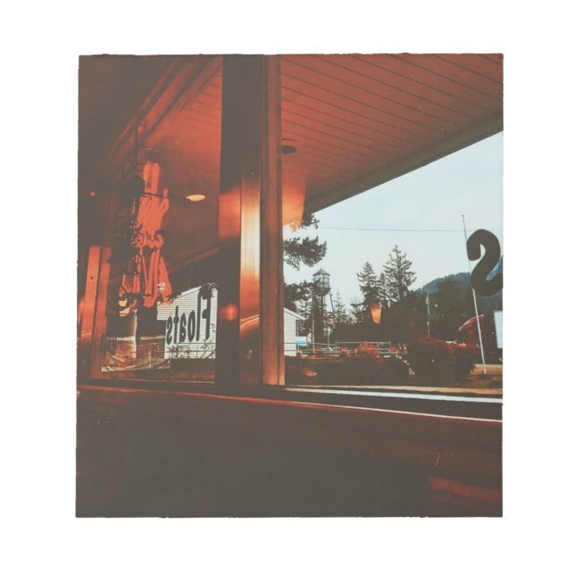 Retro Diner im Nordwestpazifik Notizblock (Vorderseite)