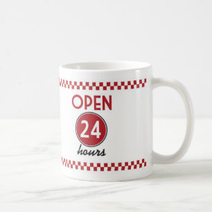 Retro-Diner-Kaffeetasse -Retro-Design -Vintage-Tas Tasse