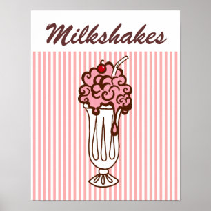 Retro-Diner-Plakat Poster