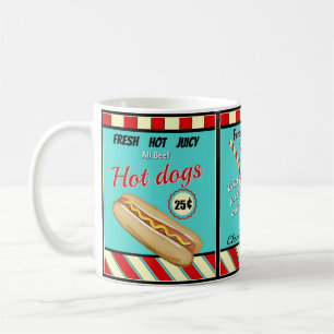 Retro-Diner-Schilder Kaffeetasse