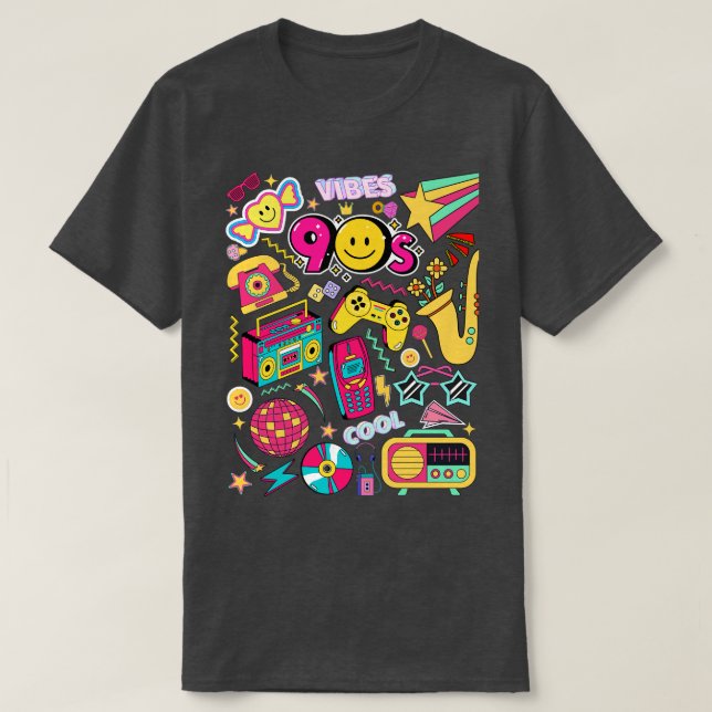 Retro-Dinge der 90er T-Shirt (Design vorne)
