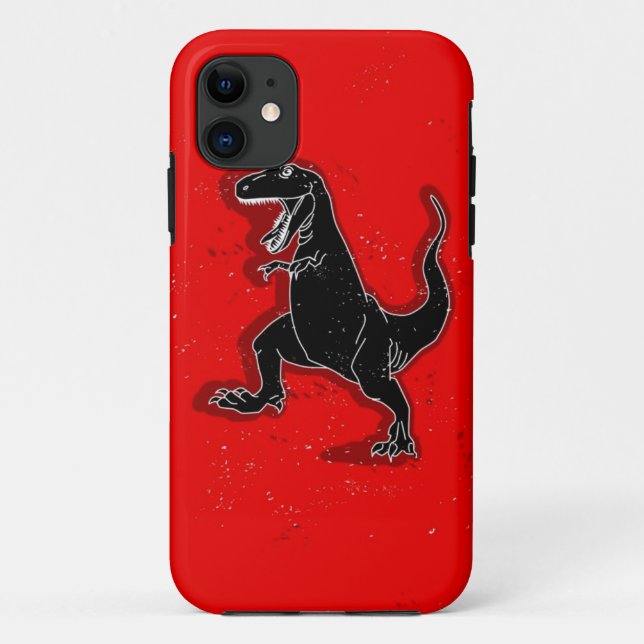 Retro Dinosaurier iPhone 5 Fall Case-Mate iPhone Hülle (Rückseite)