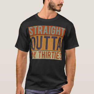 Retro direkt über meine Dreißiger T-Shirt 40. GEBU