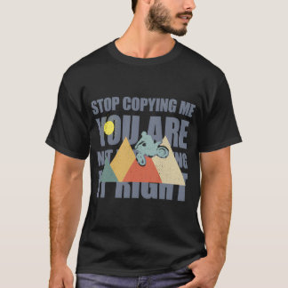 Retro-Dirt-Bike-Fahrer-Geschenk Vintage Mx Motocro T-Shirt