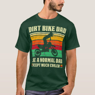 Retro Dirt Bike Vater Dirtbike Rider Motocross T-Shirt
