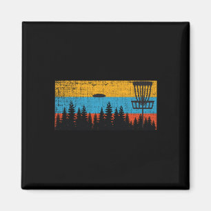 Retro Disc Golf Frolf Frisbee Vintage 70er 80er St Magnet