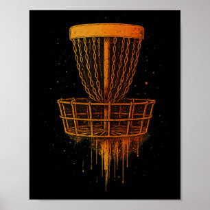 Retro-Disc-Golf-Frolf-Vintage-Frisbee-Golf-Pullove Poster