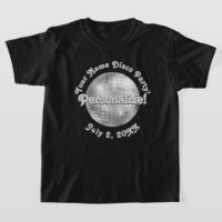 Retro Disco Ball PERSONALISIERTER T - Shirt