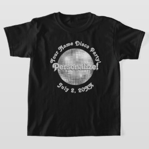 Retro Disco Ball PERSONALISIERTER T - Shirt