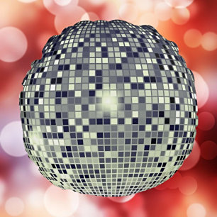 Retro Disco Ball Throw Kissen - Bold Vintag Vibes