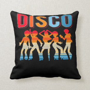 Retro Disco Dancing Girls 70er 80er African Dancer Kissen