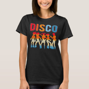 Retro Disco Dancing Girls 70er 80er African Dancer T-Shirt