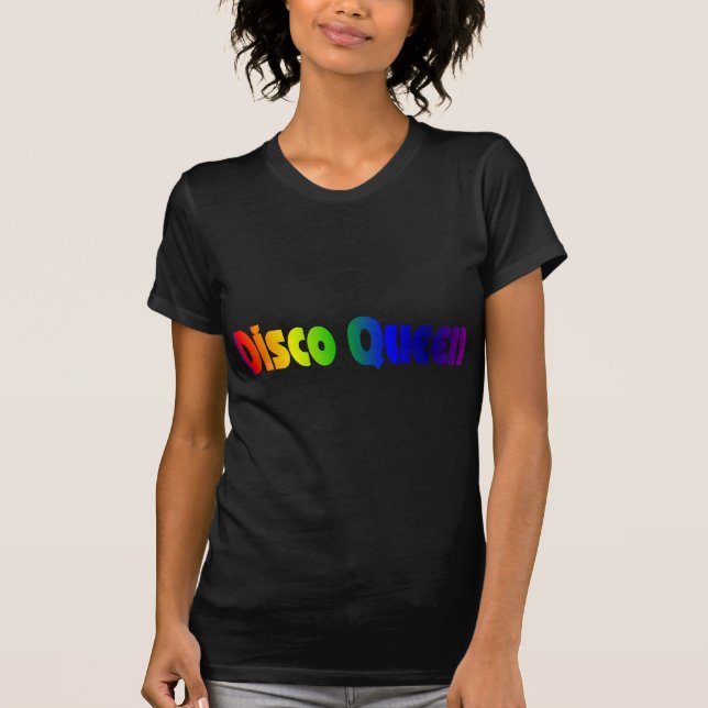Retro Disco-Königin T-Shirt (Vorderseite)