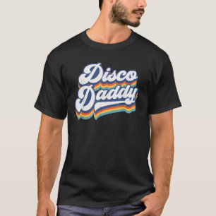 Retro-Disco-Papa 60er 70er Party-Kostüm Vater T-Shirt