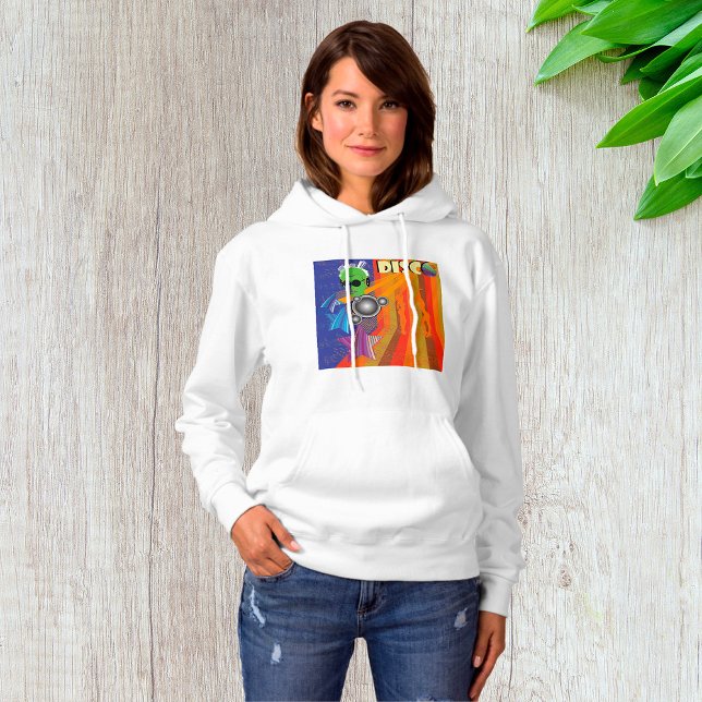 Retro Disco Party 70er Funk Art Hoodie (Von Creator hochgeladen)
