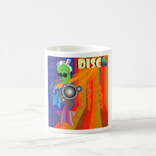 Retro Disco Party 70er Funk Art Kaffeetasse