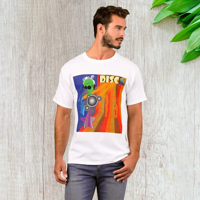 Retro Disco Party 70er Funk Art T-Shirt (Von Creator hochgeladen)