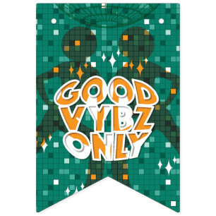 RETRO-DISCO-PARTY WIMPELKETTE