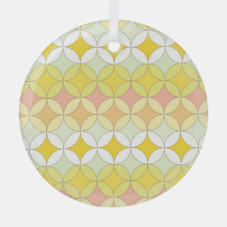 Retro Disco Style Nahtloses Muster Ornament Aus Glas