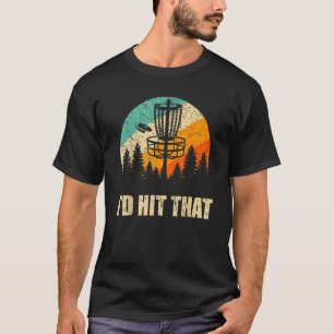 Retro Disk Golf Sunset Vintag Frisbee Golf T-Shirt