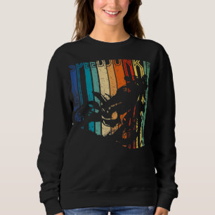 Retro Distressed Braap Motor Cross Speed Junkie Sweatshirt