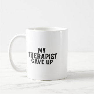 Retro Distressed Mental Health Humor Mein Therapeu Kaffeetasse