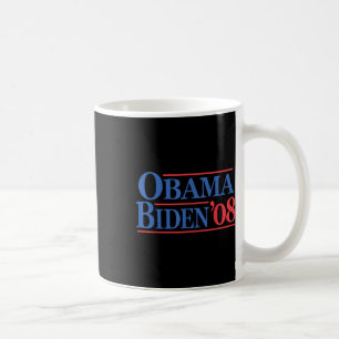 Retro Distressed Vintag Obama Biden 08 Kampagne Kaffeetasse