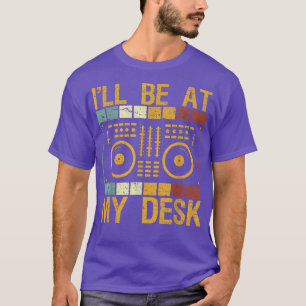 Retro DJ Apparel Music Mixing DJ Mixer Vintag Fun T-Shirt