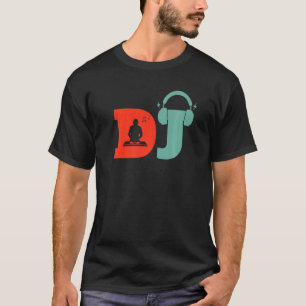 Retro Dj Gear Set Turntable Vintag Vinyl Disk Jo T-Shirt