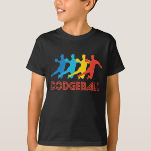 Retro Dodgeball Pop-Kunst T-Shirt