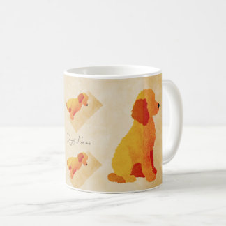 Retro Dog Mug – Cozy Pet Lover Coffee Cup – Custom Kaffeetasse