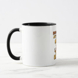 Retro Dog Snack Addiction Color Inside Mug Tasse