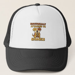 Retro Dog Snack Lover Trucker Hat Truckerkappe