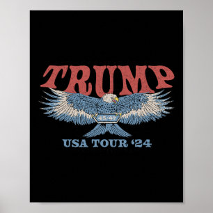 Retro Donald Trump Erobert Amerika Bei der Wahl Poster