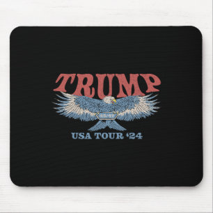 Retro Donald Trump erobert Amerika zurück Wahl  Mousepad