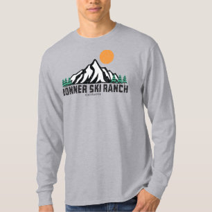 Retro Donner Ski Ranch Sunset T - Shirt