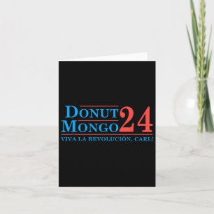 Retro Donut Mongo 2024 Funny Meme Karte