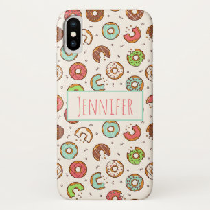 Retro Donut Muster Niedlicher Farbstil Case-Mate iPhone Hülle