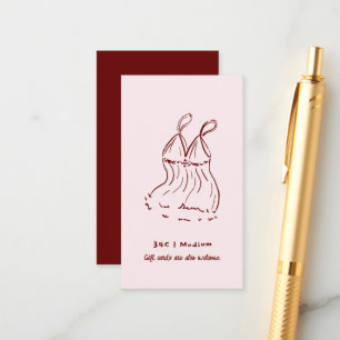 Retro Doodle   Brautparty der Fingerabdrücke Begleitkarte