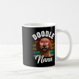 Retro Doodle Nana Goldendoodle Dog Lover Mütter D Kaffeetasse