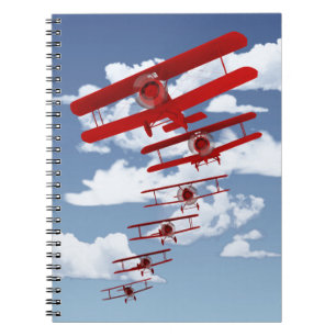 Retro Doppeldecker Notizblock