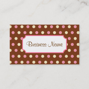 Retro Dot Business Card Visitenkarte