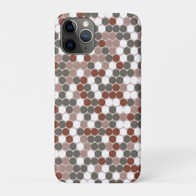 Retro dots Case-Mate iPhone hülle (Rückseite)