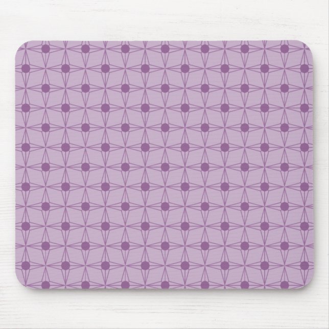 Retro Dotted Star Mousepad (Vorne)