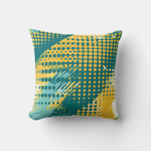 Retro Dotwave Kissen